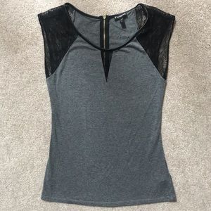 Express Cap Lace Sleeve Top